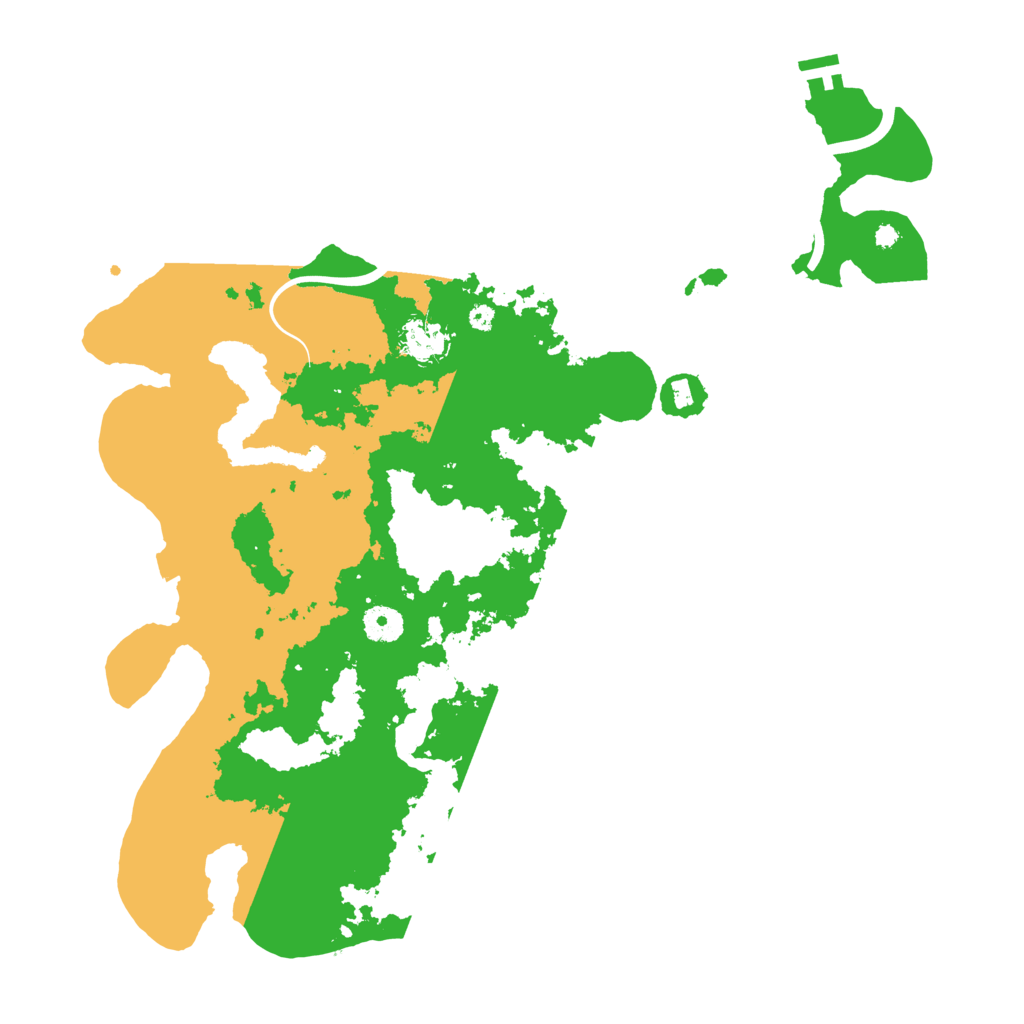 Biome Rust Map: Procedural Map, Size: 4000, Seed: 1791608987