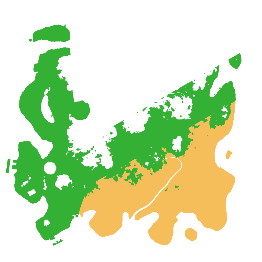 Biome Rust Map: Procedural Map, Size: 3750, Seed: 15192