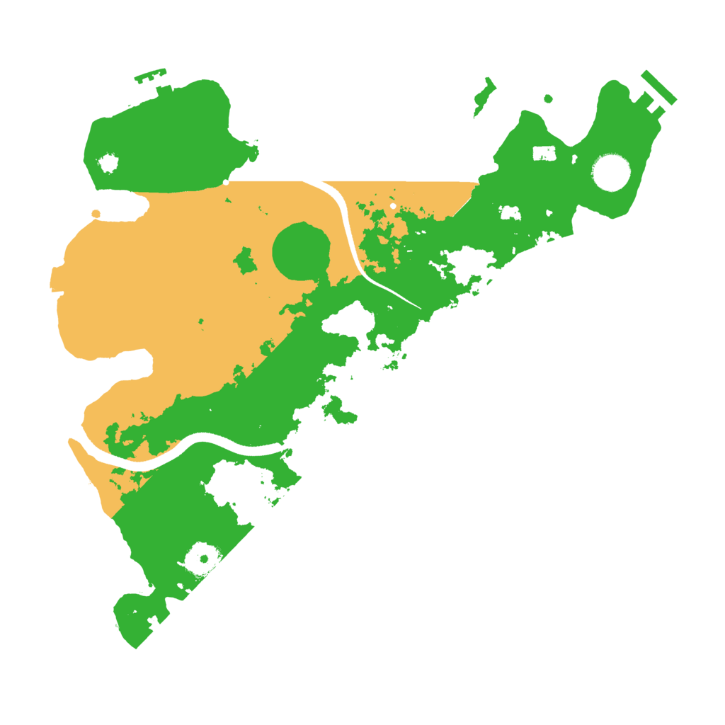 Biome Rust Map: Procedural Map, Size: 3400, Seed: 2246810