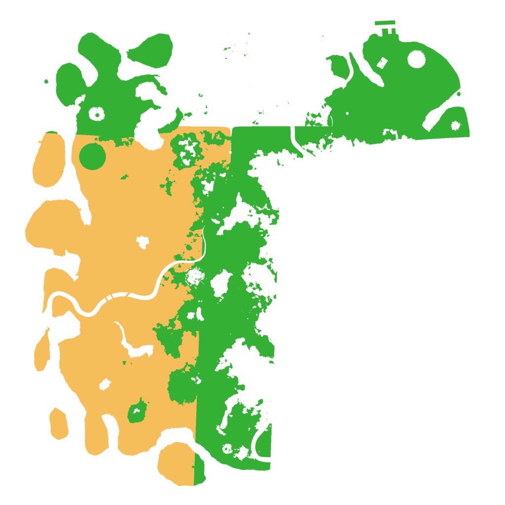 Biome Rust Map: Procedural Map, Size: 5000, Seed: 680429927