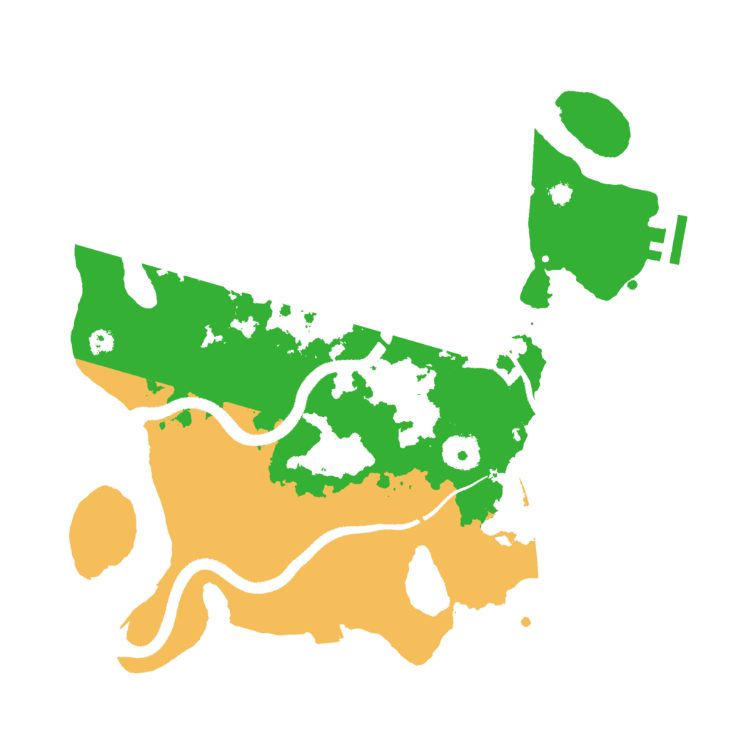 Biome Rust Map: Procedural Map, Size: 3000, Seed: 489687559