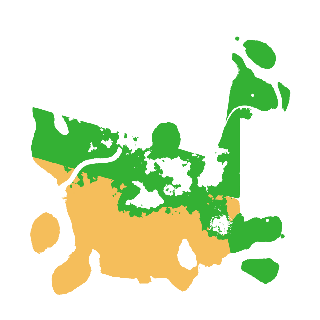 Biome Rust Map: Procedural Map, Size: 3000, Seed: 489687559