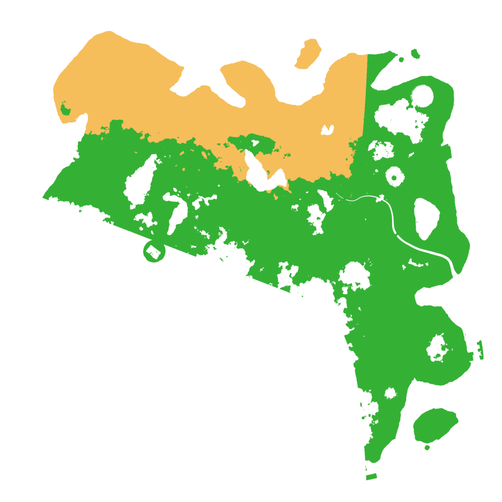 Biome Rust Map: Procedural Map, Size: 4000, Seed: 18582