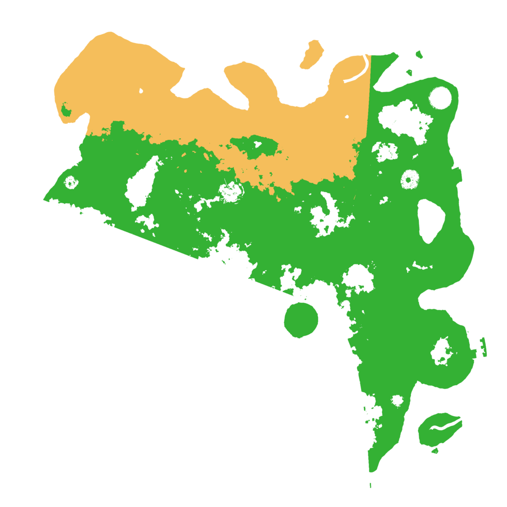 Biome Rust Map: Procedural Map, Size: 4000, Seed: 18582