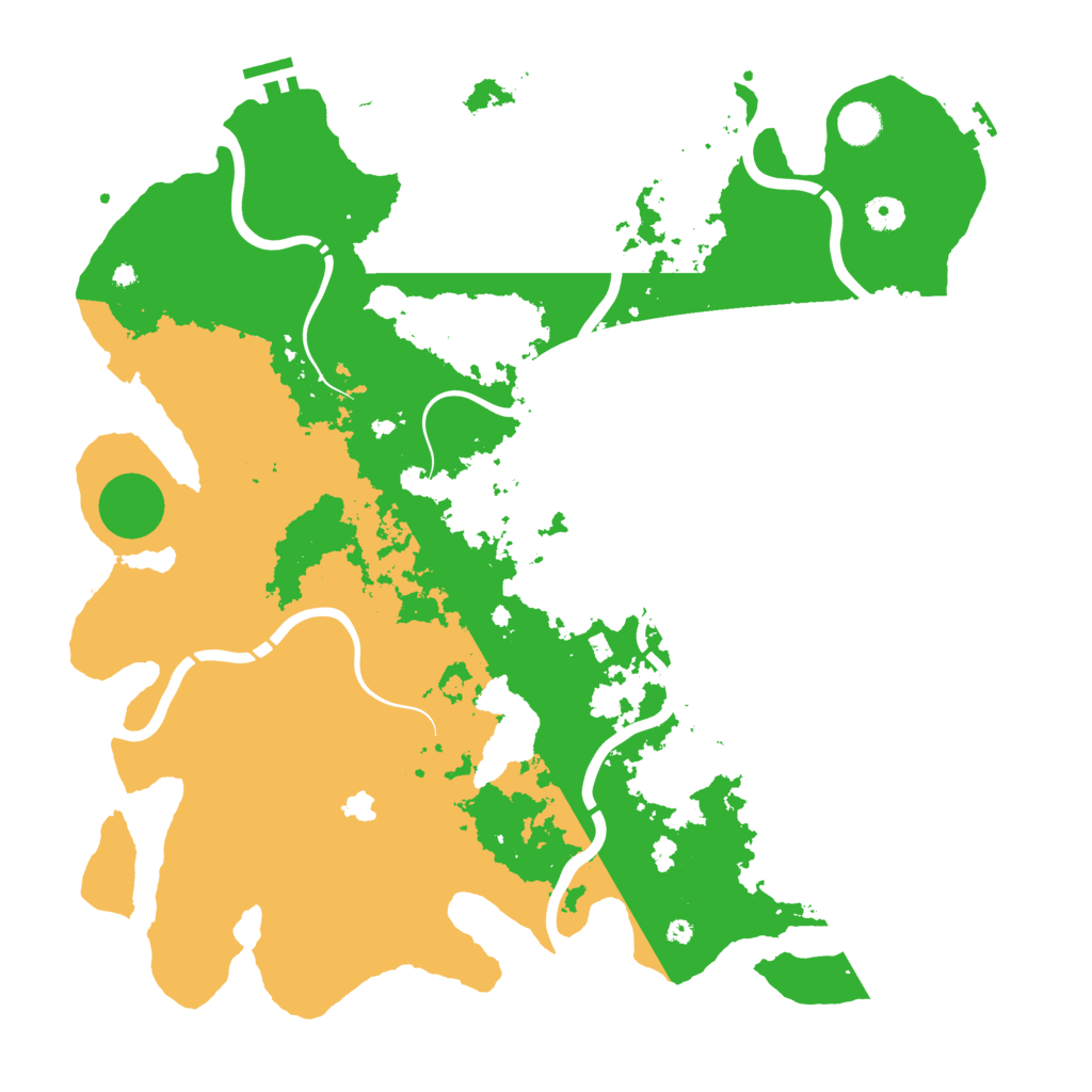 Biome Rust Map: Procedural Map, Size: 4400, Seed: 37655817