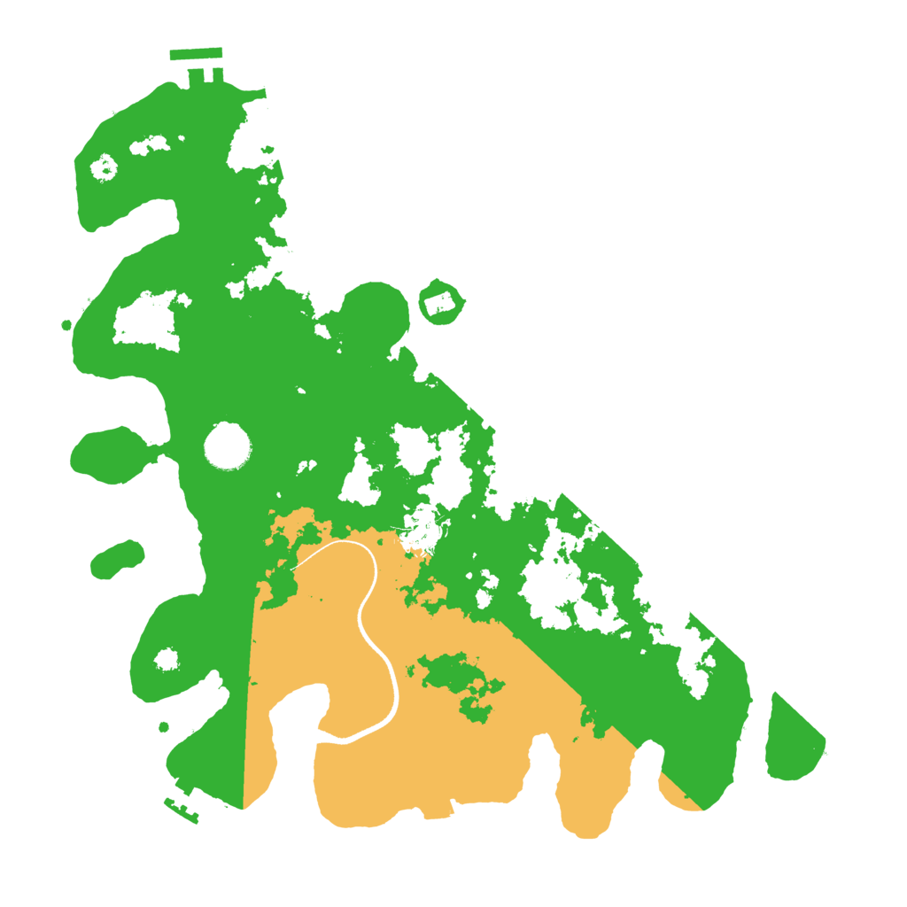 Biome Rust Map: Procedural Map, Size: 3500, Seed: 2083488108