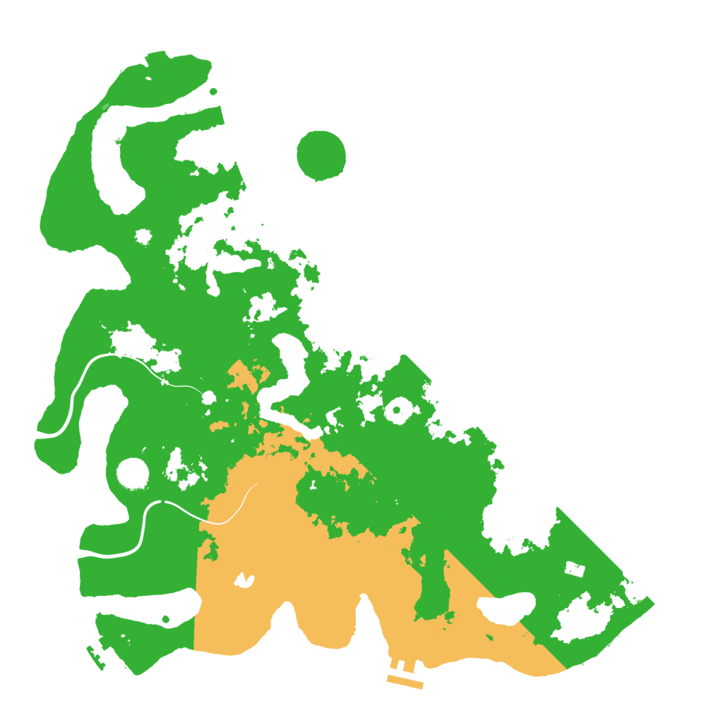 Biome Rust Map: Procedural Map, Size: 4000, Seed: 75698