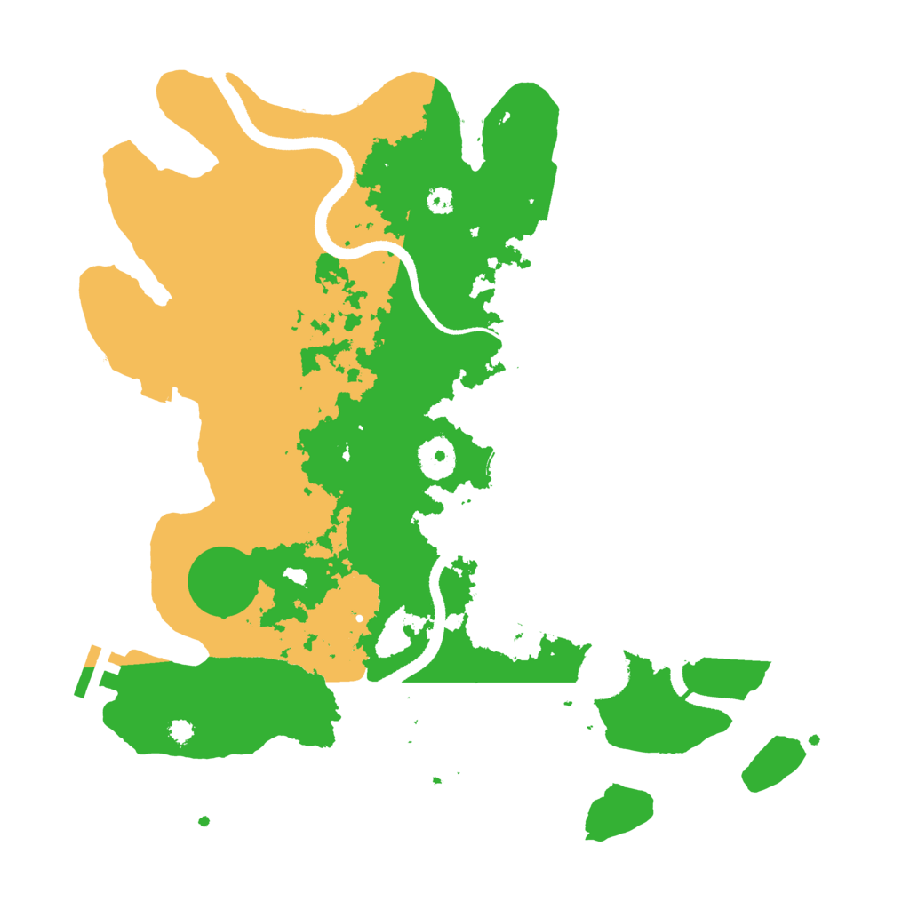 Biome Rust Map: Procedural Map, Size: 3420, Seed: 20210617