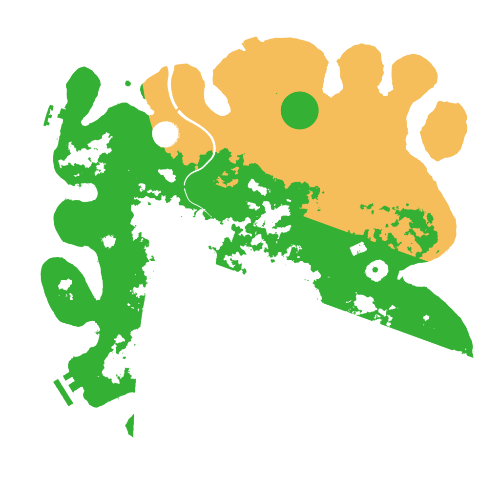 Biome Rust Map: Procedural Map, Size: 3500, Seed: 689708043