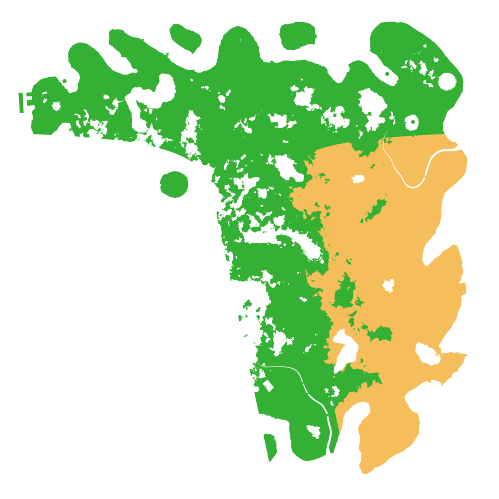 Biome Rust Map: Procedural Map, Size: 5000, Seed: 1604509771