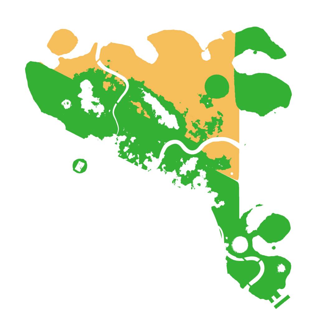 Biome Rust Map: Procedural Map, Size: 3500, Seed: 1728363247