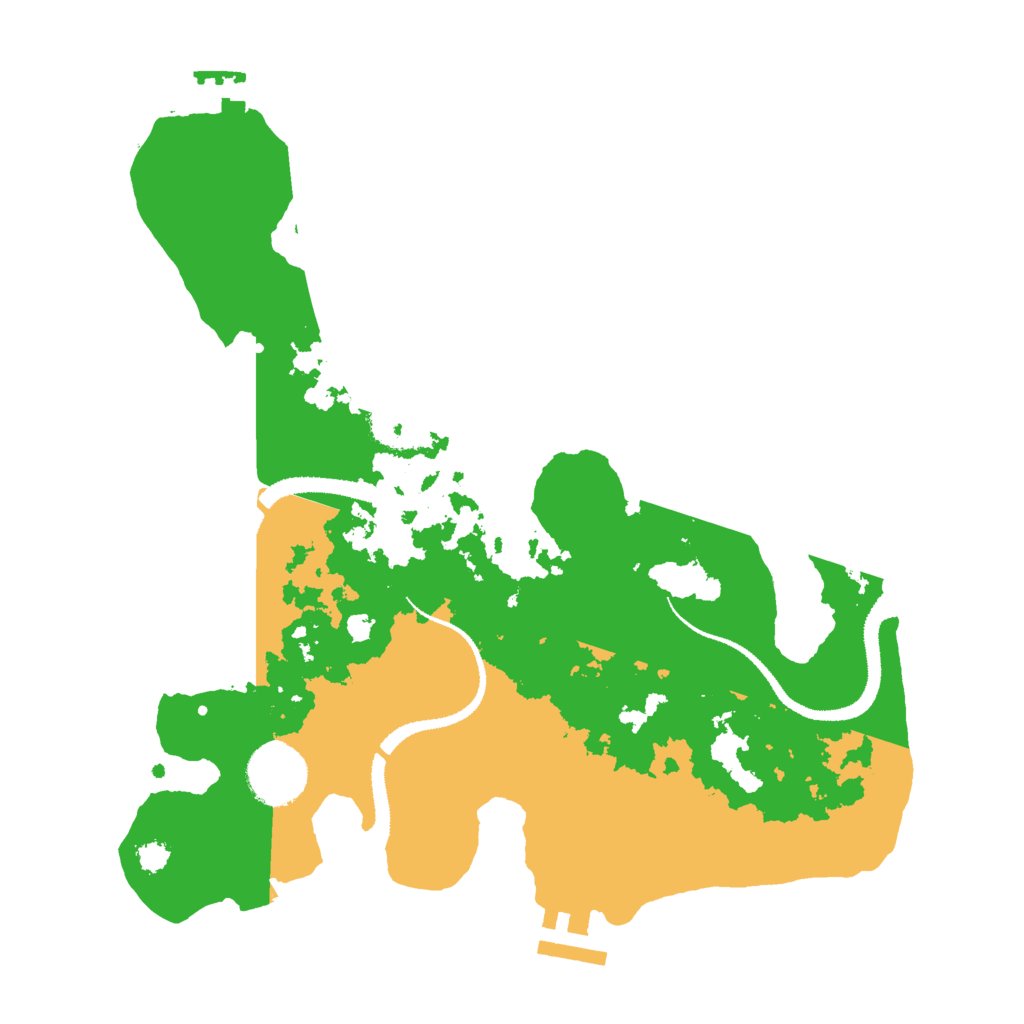 Biome Rust Map: Procedural Map, Size: 3000, Seed: 1287512579