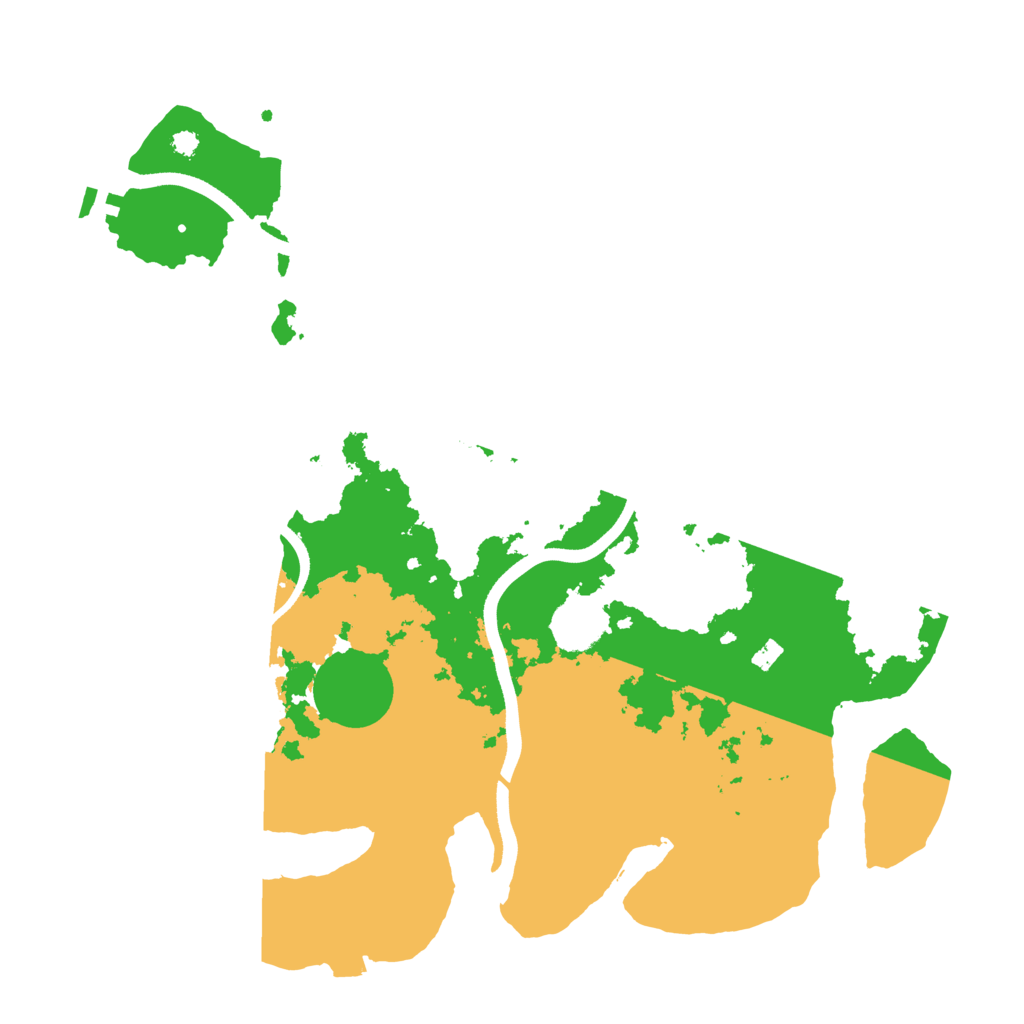 Biome Rust Map: Procedural Map, Size: 3600, Seed: 78489656