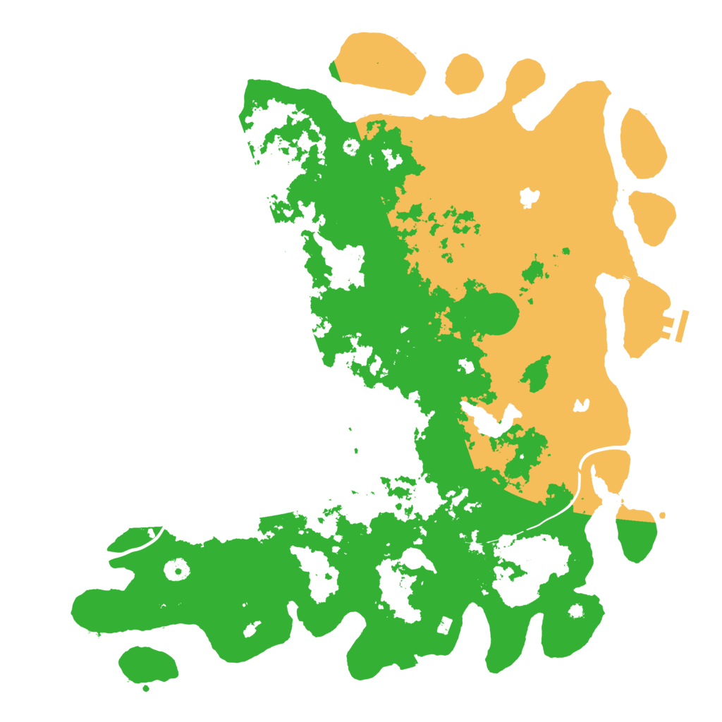 Biome Rust Map: Procedural Map, Size: 4500, Seed: 1381021853