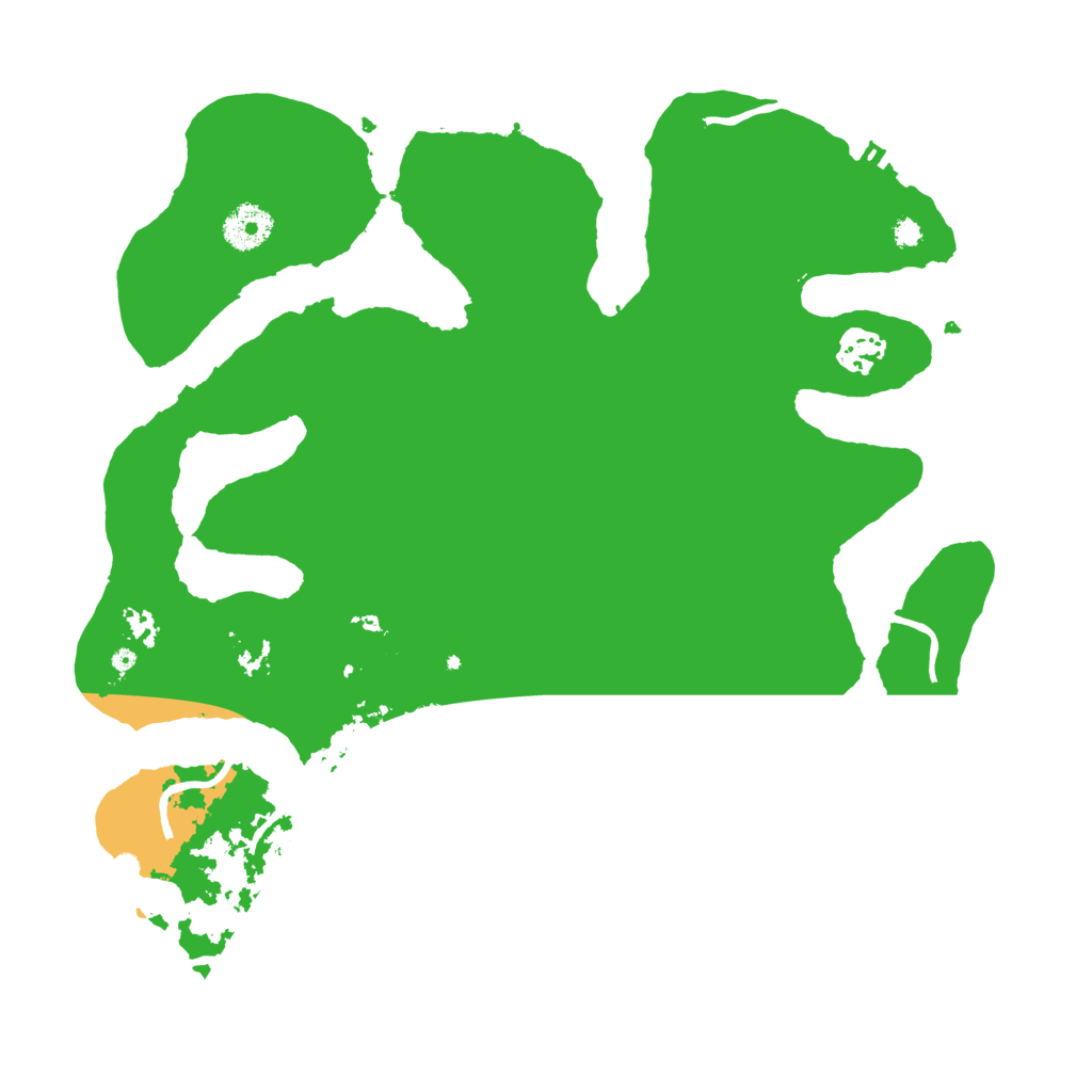 Biome Rust Map: Procedural Map, Size: 3500, Seed: 165025