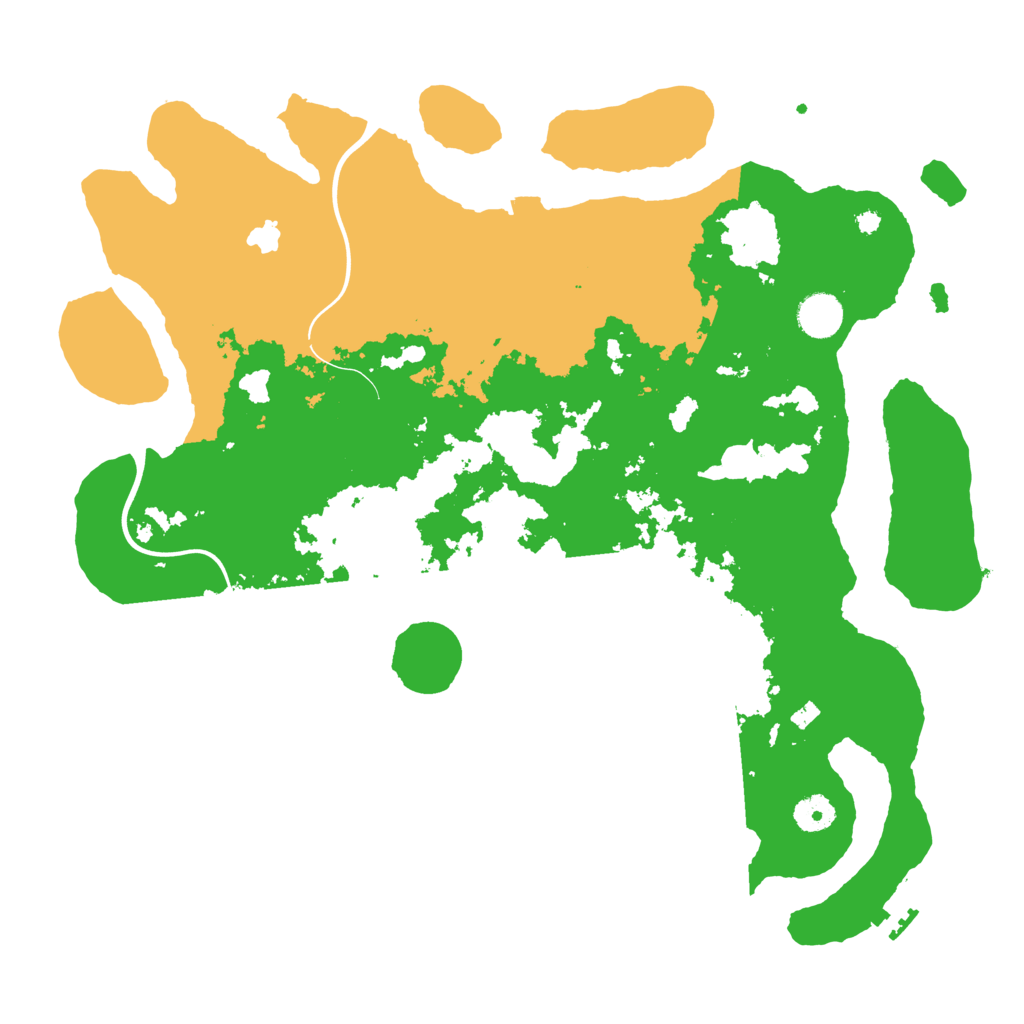 Biome Rust Map: Procedural Map, Size: 4000, Seed: 369530