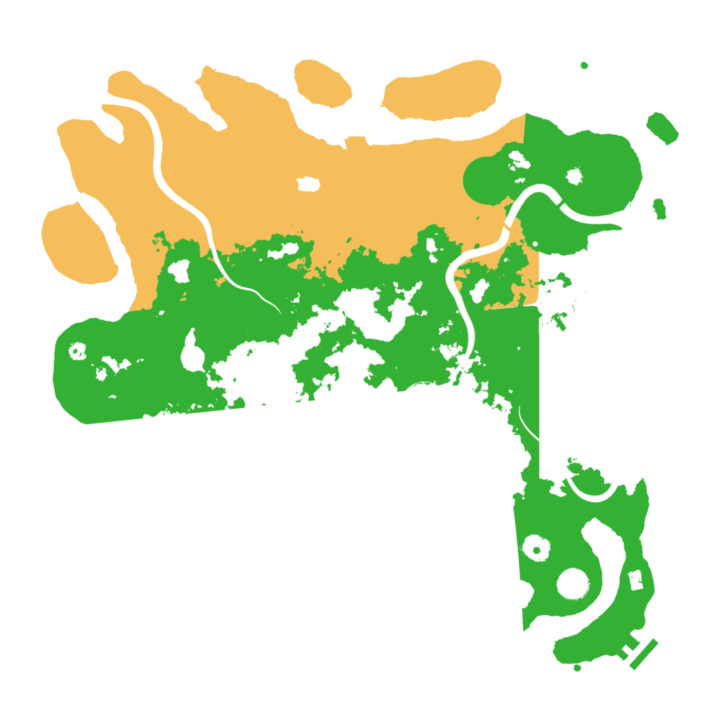 Biome Rust Map: Procedural Map, Size: 4000, Seed: 369530