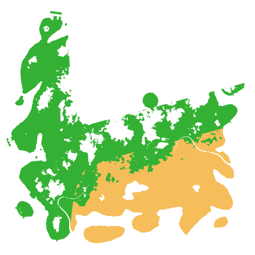Biome Rust Map: Procedural Map, Size: 4500, Seed: 1785205773