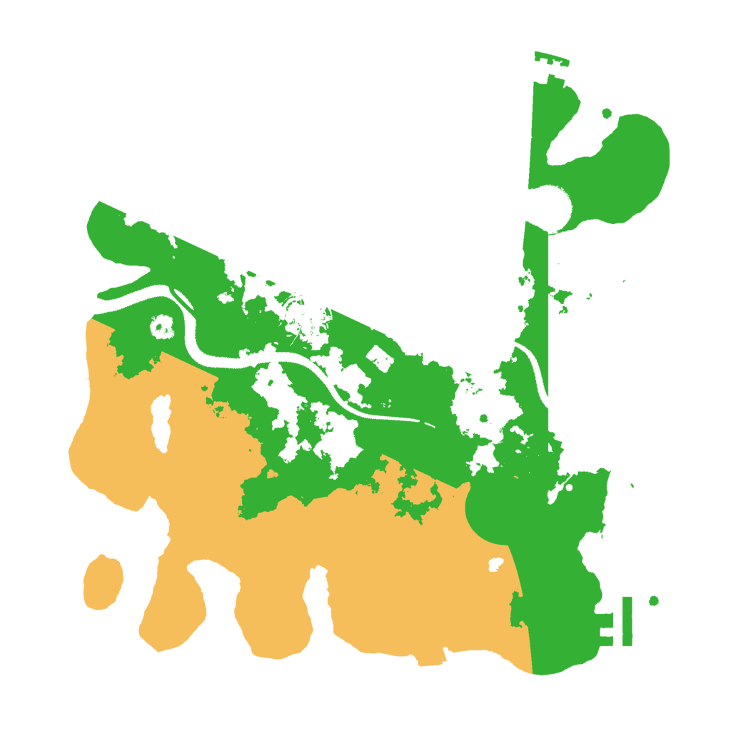 Biome Rust Map: Procedural Map, Size: 3000, Seed: 7472