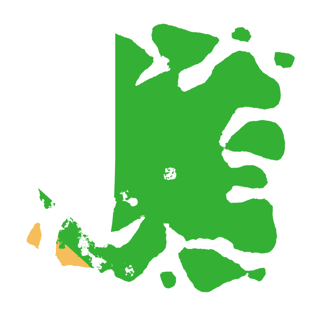 Biome Rust Map: Barren, Size: 3600, Seed: 231532