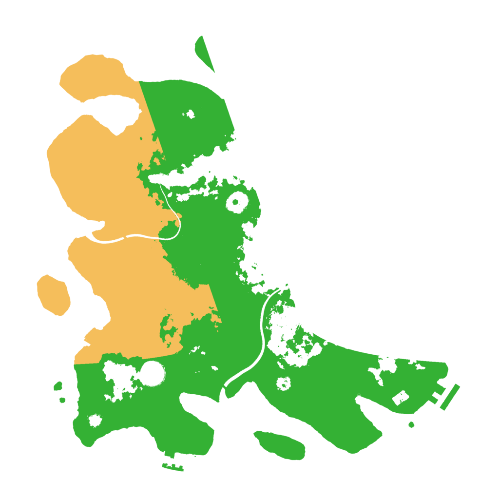 Biome Rust Map: Procedural Map, Size: 3500, Seed: 517583863