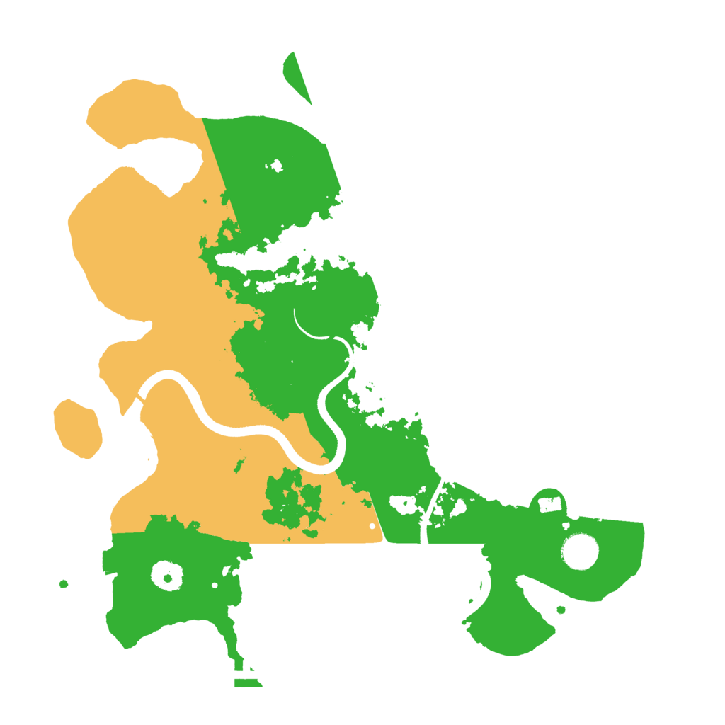 Biome Rust Map: Procedural Map, Size: 3500, Seed: 517583863
