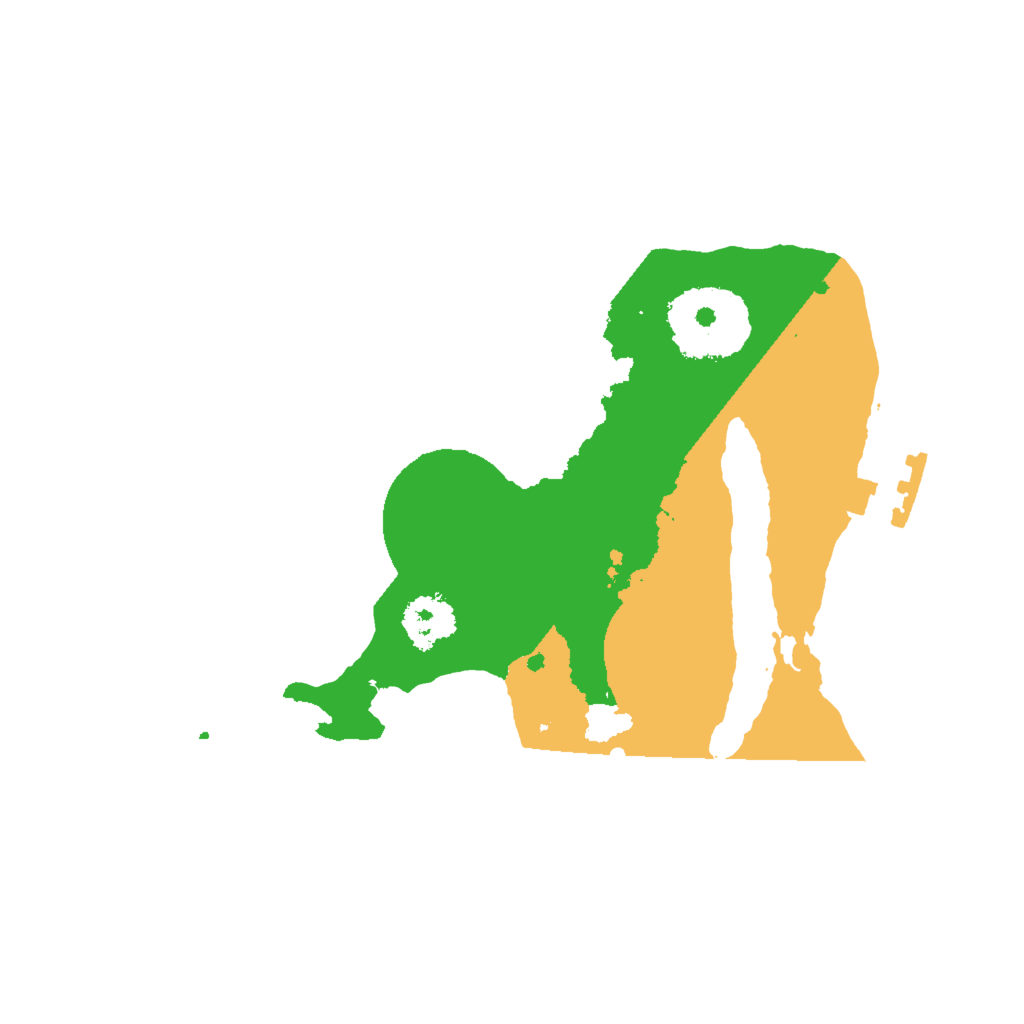 Biome Rust Map: Procedural Map, Size: 2000, Seed: 870