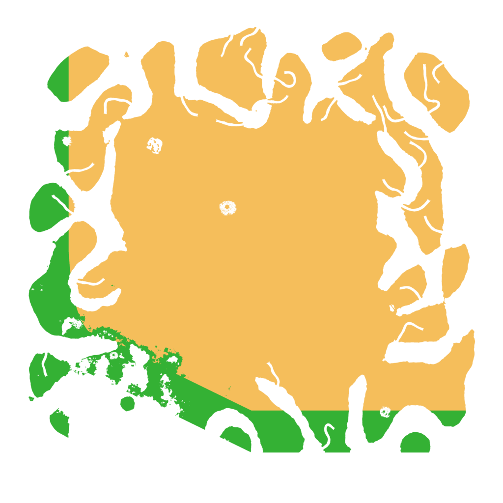 Biome Rust Map: Procedural Map, Size: 4800, Seed: 2436152