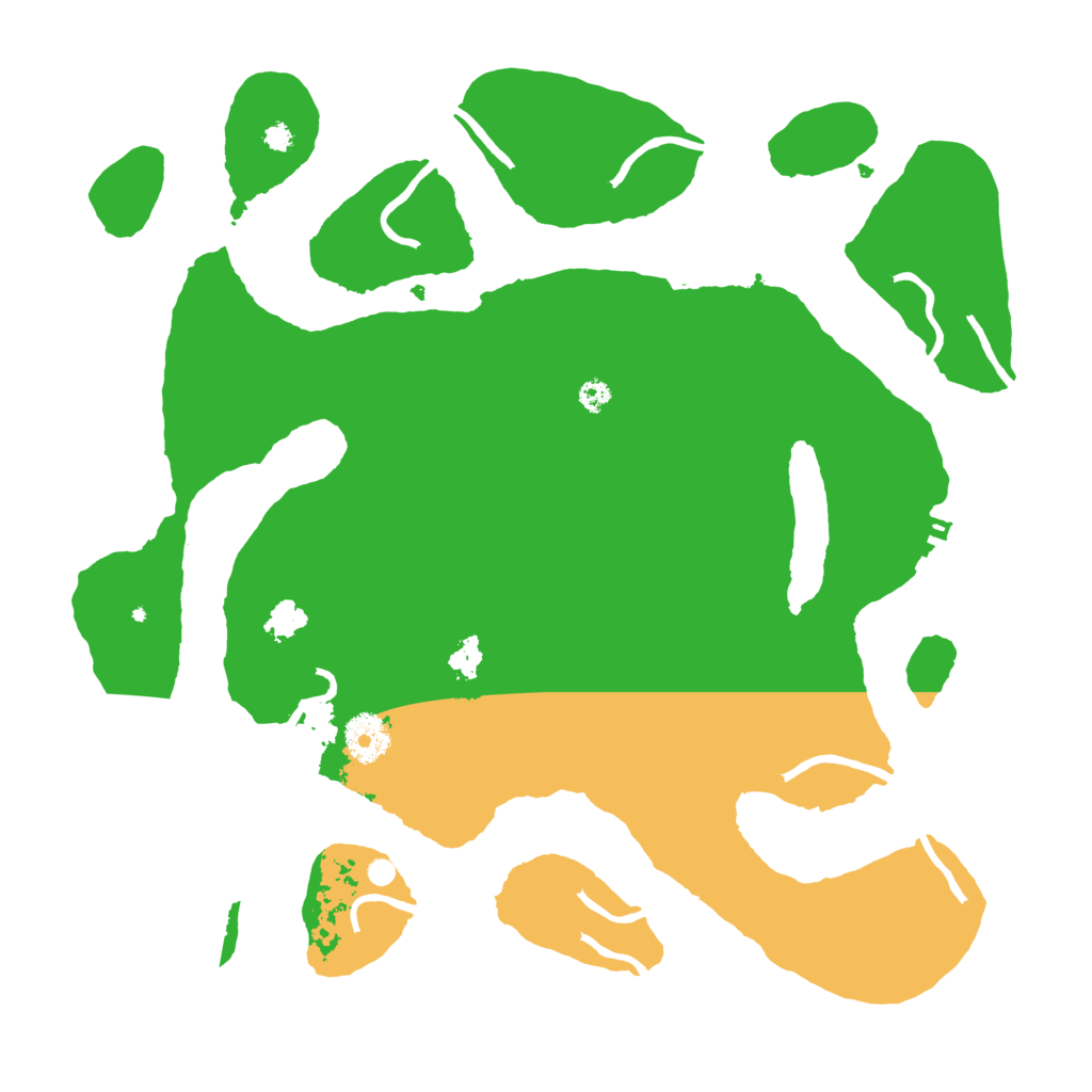 Biome Rust Map: Procedural Map, Size: 3500, Seed: 4011255