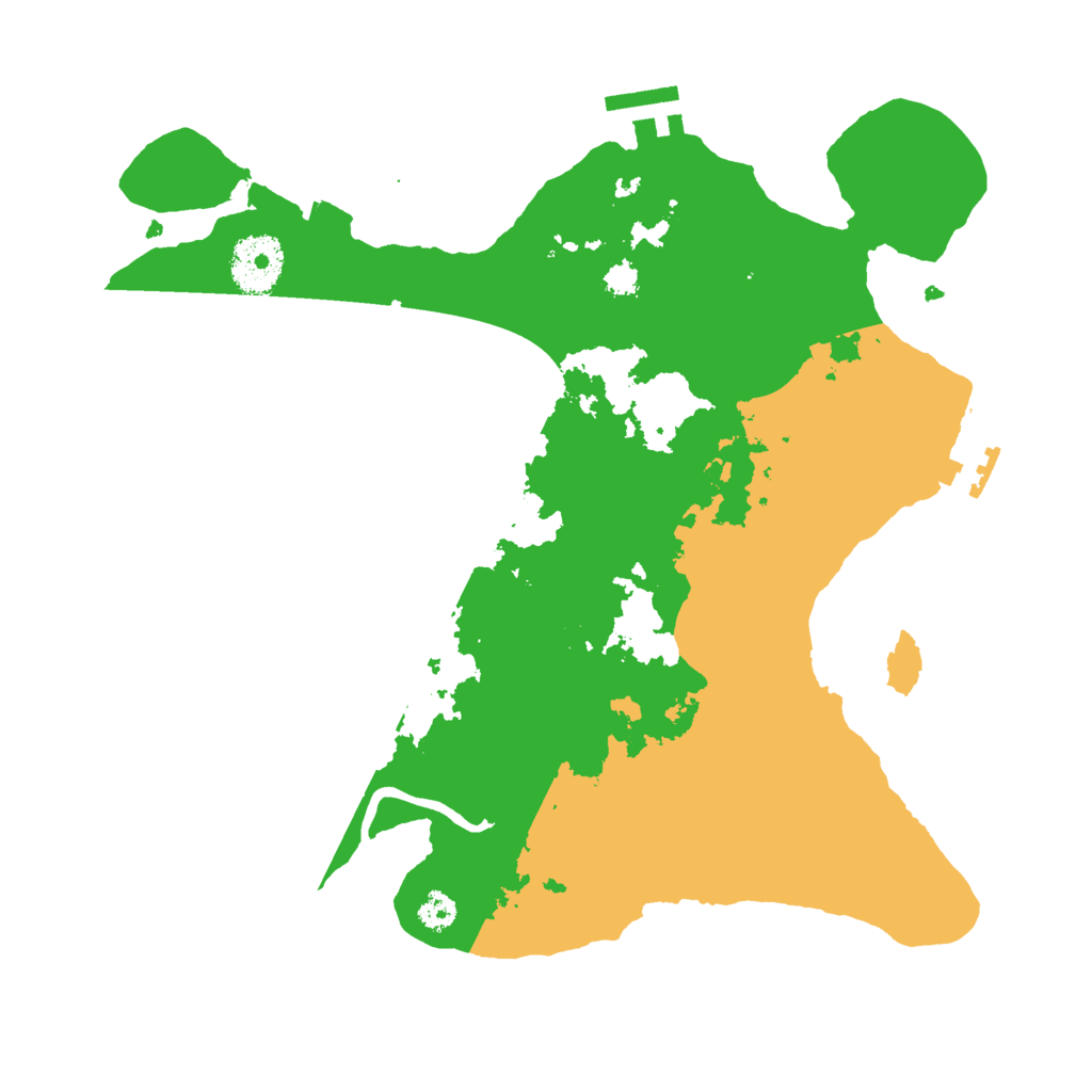 Biome Rust Map: Procedural Map, Size: 3000, Seed: 1538226354