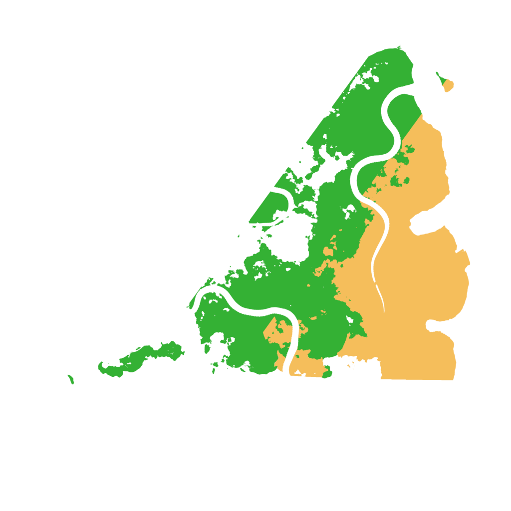 Biome Rust Map: Procedural Map, Size: 3500, Seed: 567726983