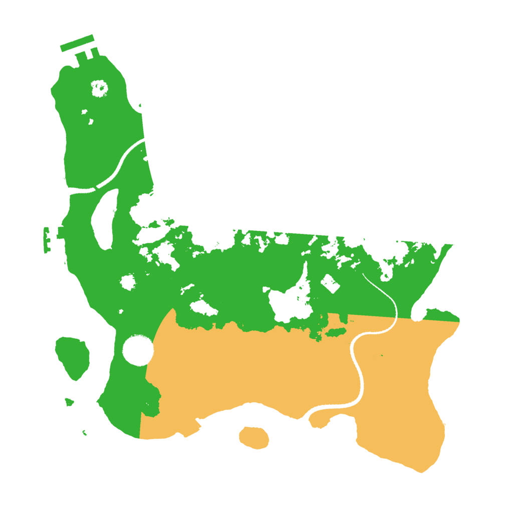 Biome Rust Map: Procedural Map, Size: 3000, Seed: 541005796