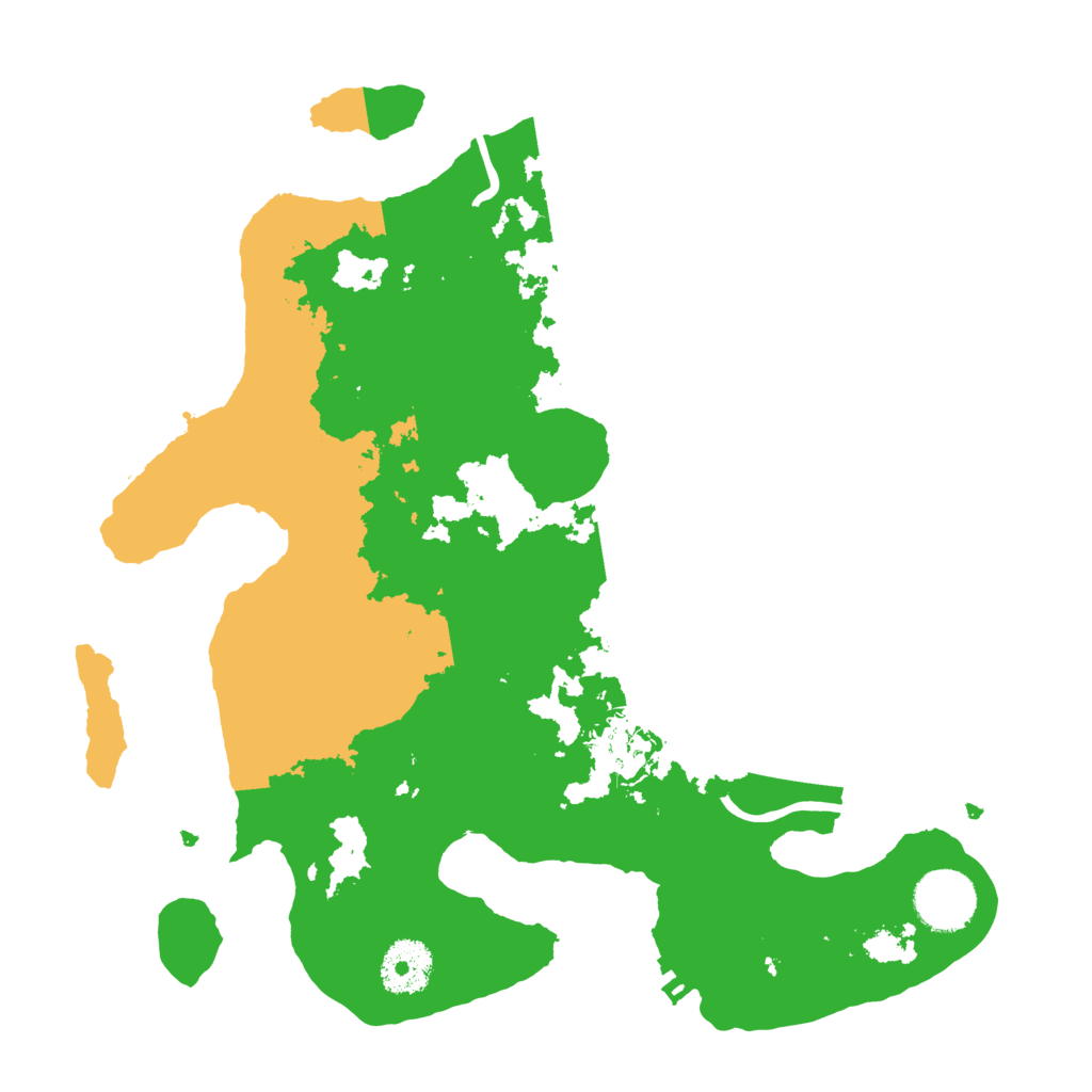 Biome Rust Map: Procedural Map, Size: 3100, Seed: 68