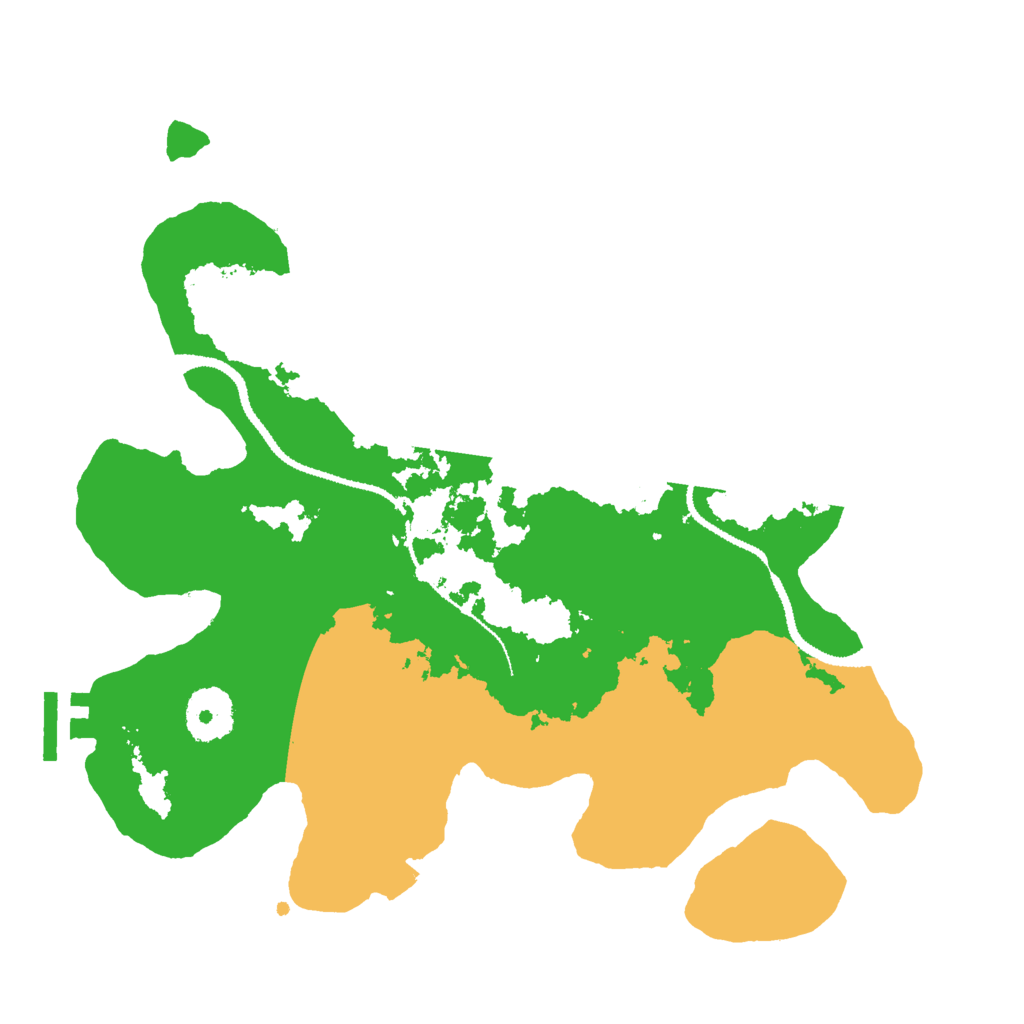 Biome Rust Map: Procedural Map, Size: 3000, Seed: 1259053602
