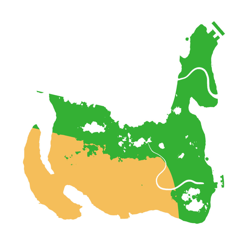 Biome Rust Map: Procedural Map, Size: 3000, Seed: 937322705