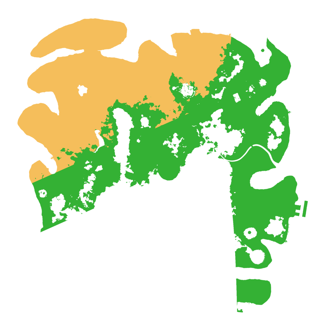 Biome Rust Map: Procedural Map, Size: 4000, Seed: 654166