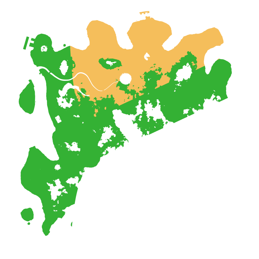 Biome Rust Map: Procedural Map, Size: 4000, Seed: 8762134