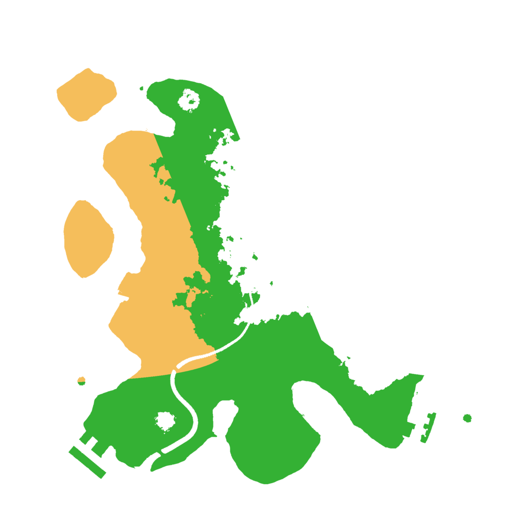 Biome Rust Map: Procedural Map, Size: 2500, Seed: 97565