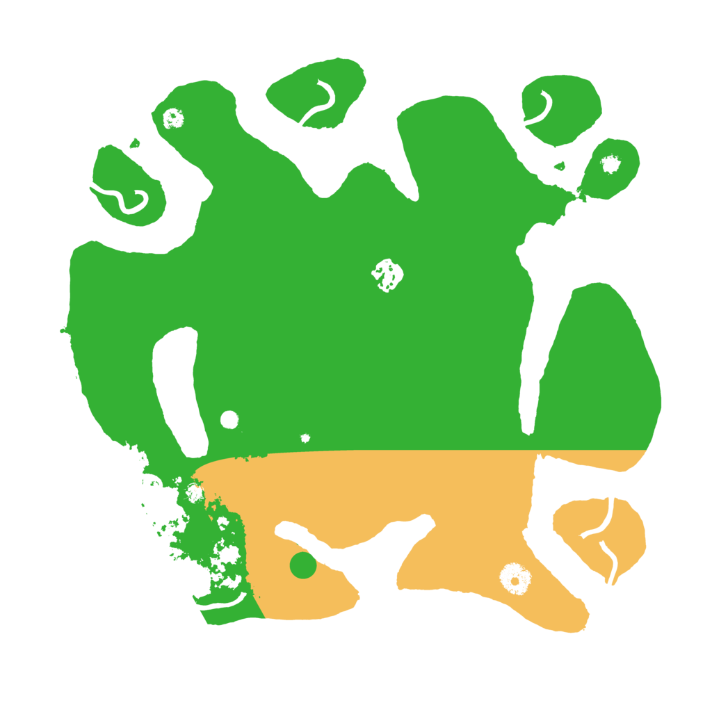 Biome Rust Map: Procedural Map, Size: 3500, Seed: 14922