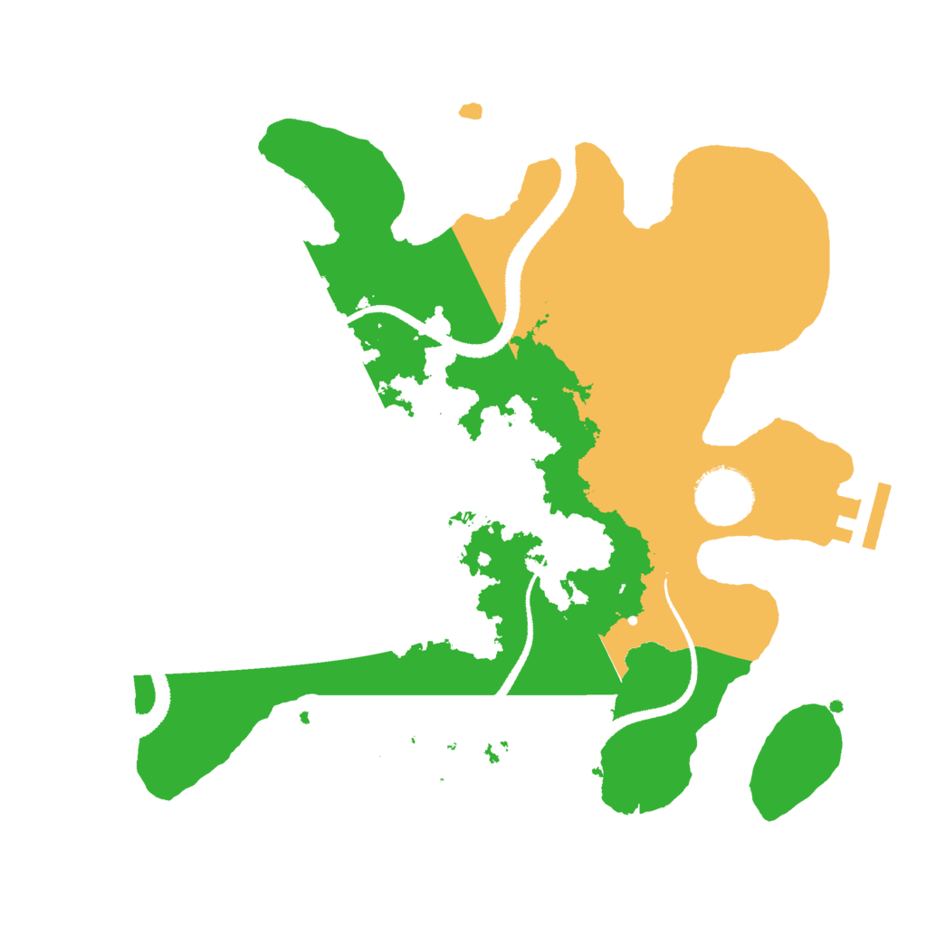 Biome Rust Map: Procedural Map, Size: 2800, Seed: 123456