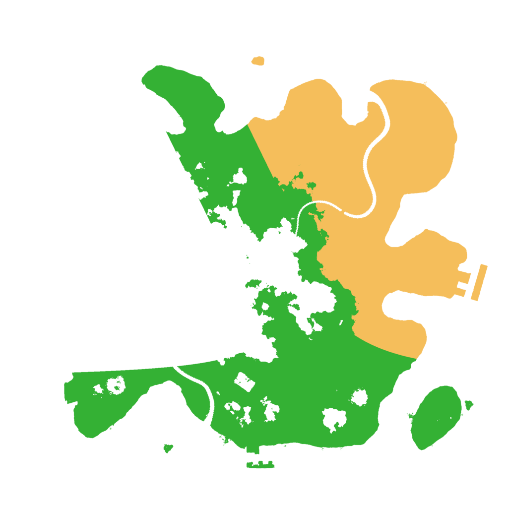 Biome Rust Map: Procedural Map, Size: 2800, Seed: 123456