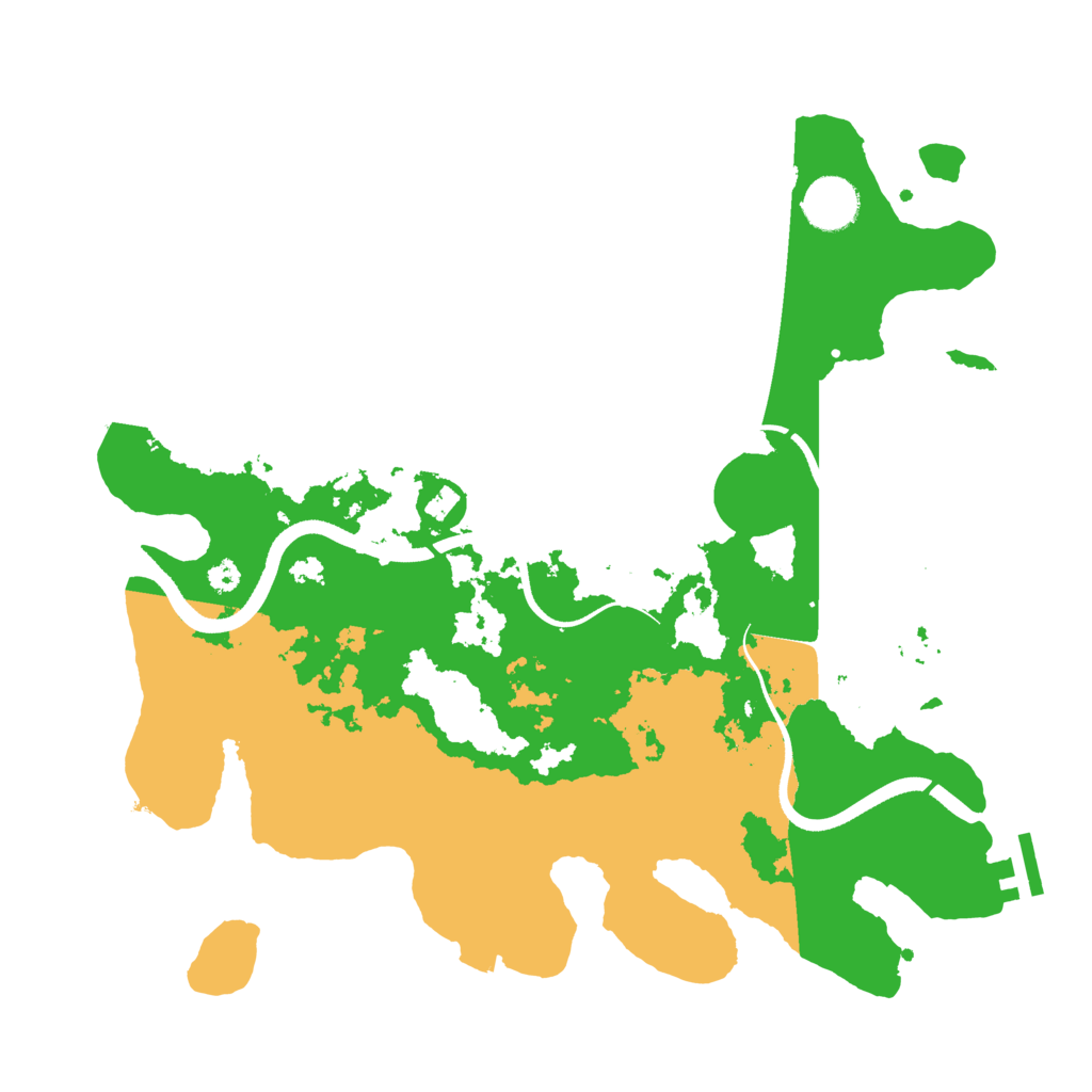 Biome Rust Map: Procedural Map, Size: 3500, Seed: 937823159