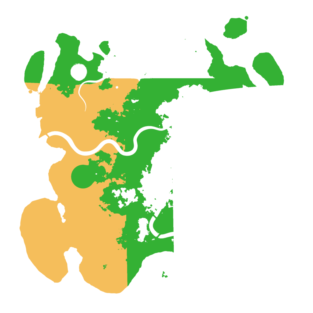 Biome Rust Map: Procedural Map, Size: 3500, Seed: 147859658