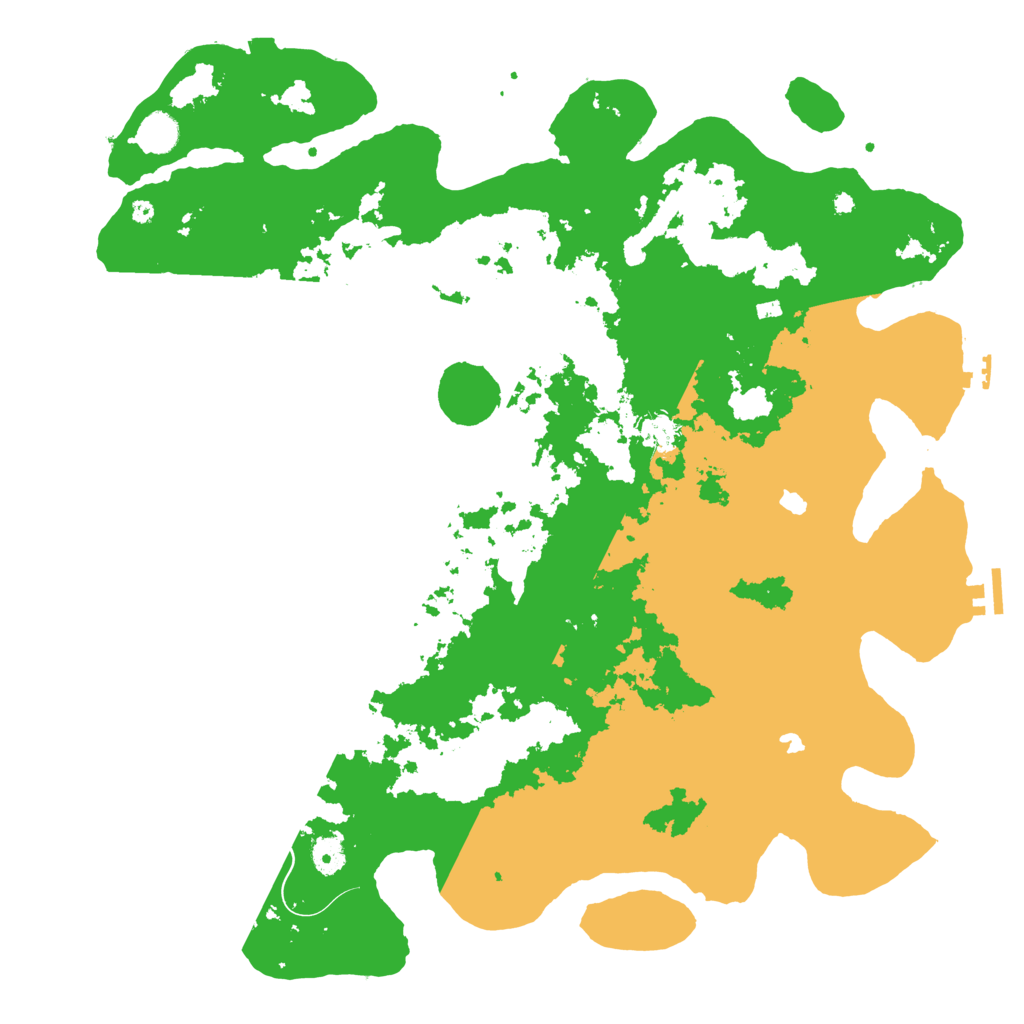 Biome Rust Map: Procedural Map, Size: 4500, Seed: 1708784147