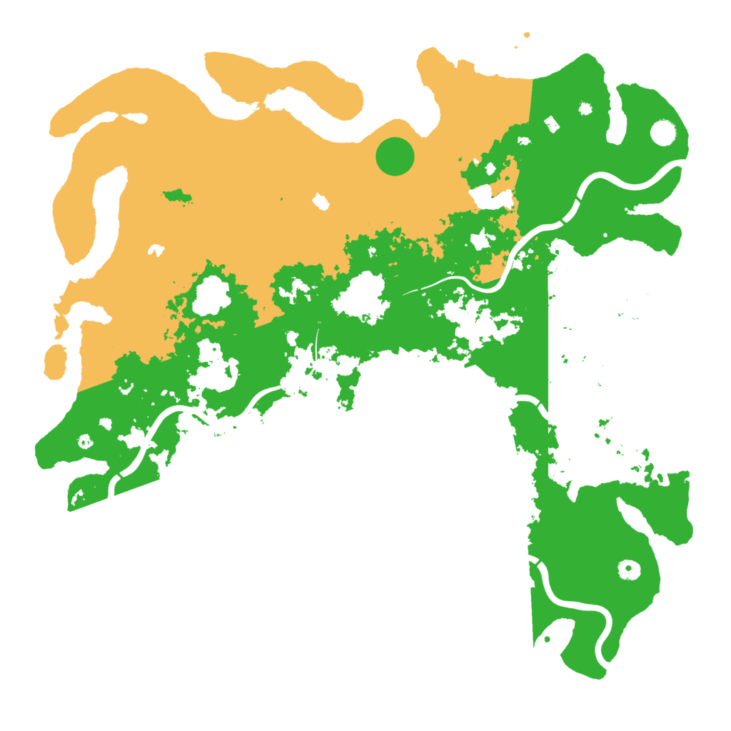 Biome Rust Map: Procedural Map, Size: 5000, Seed: 9102658