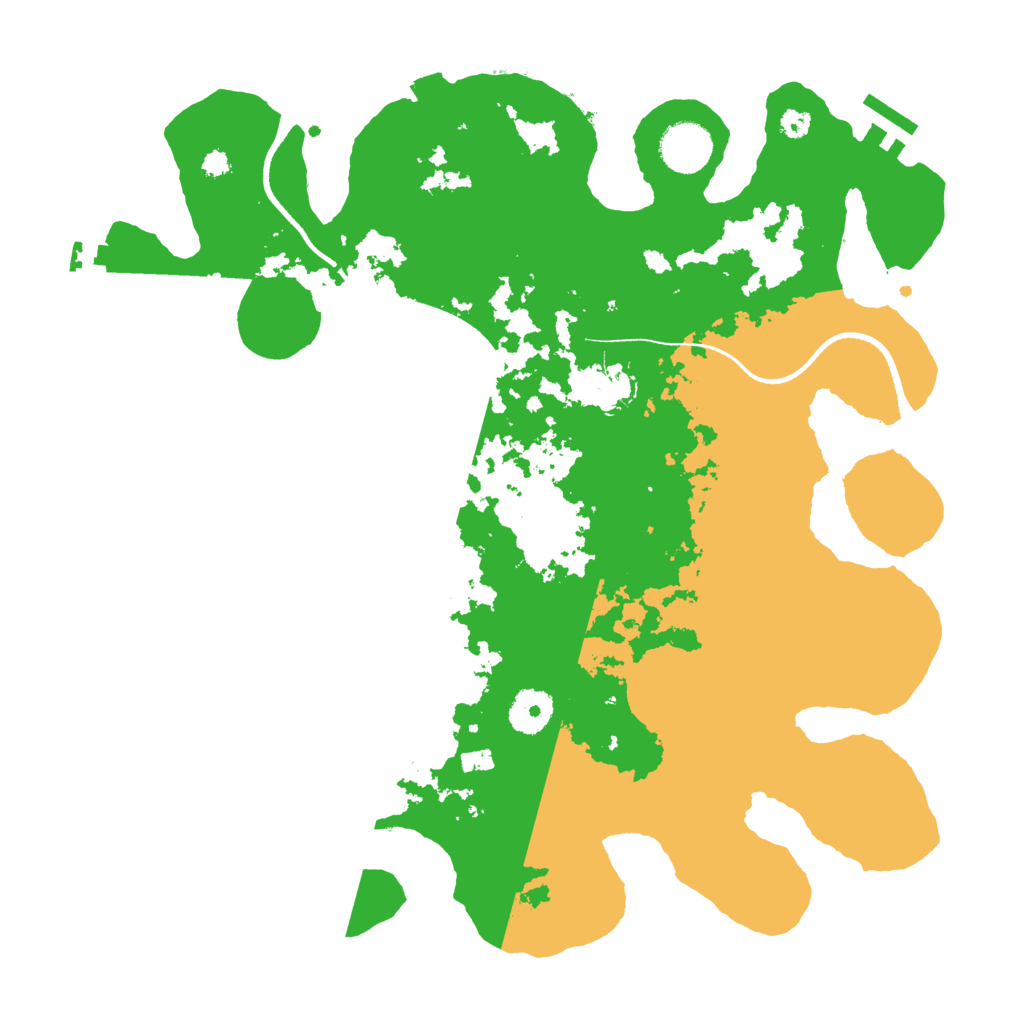 Biome Rust Map: Procedural Map, Size: 3500, Seed: 1802307