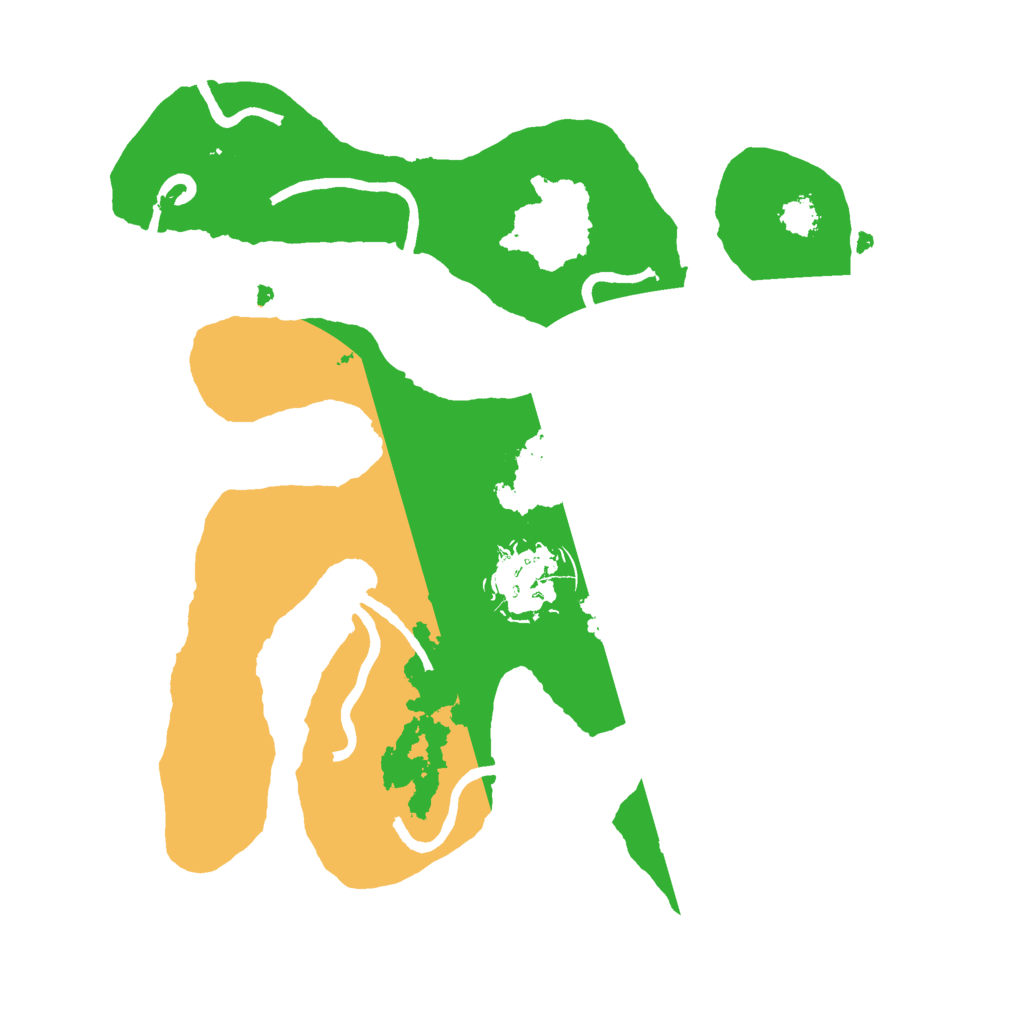 Biome Rust Map: Procedural Map, Size: 2500, Seed: 34579