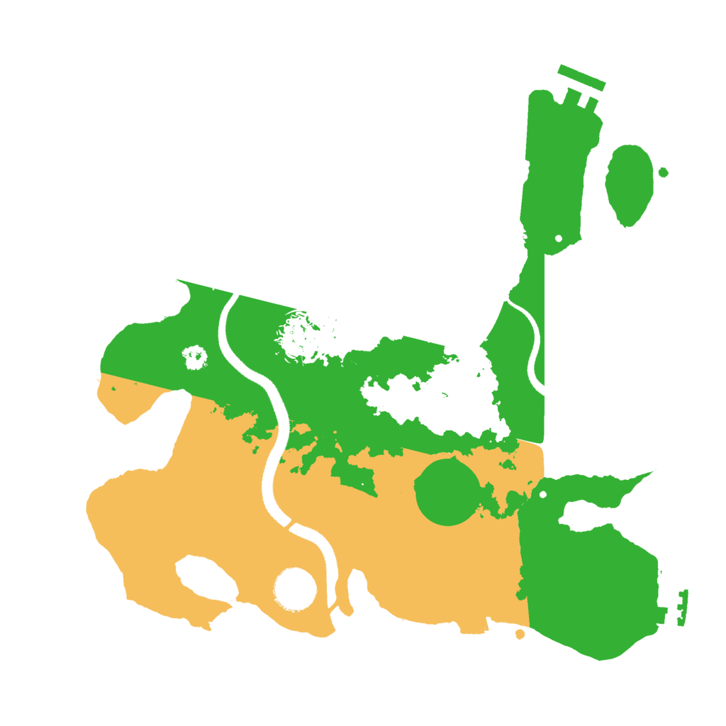 Biome Rust Map: Procedural Map, Size: 3000, Seed: 14433