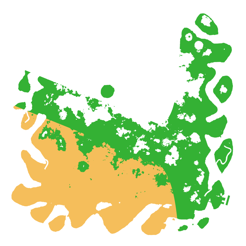 Biome Rust Map: Procedural Map, Size: 5000, Seed: 58834