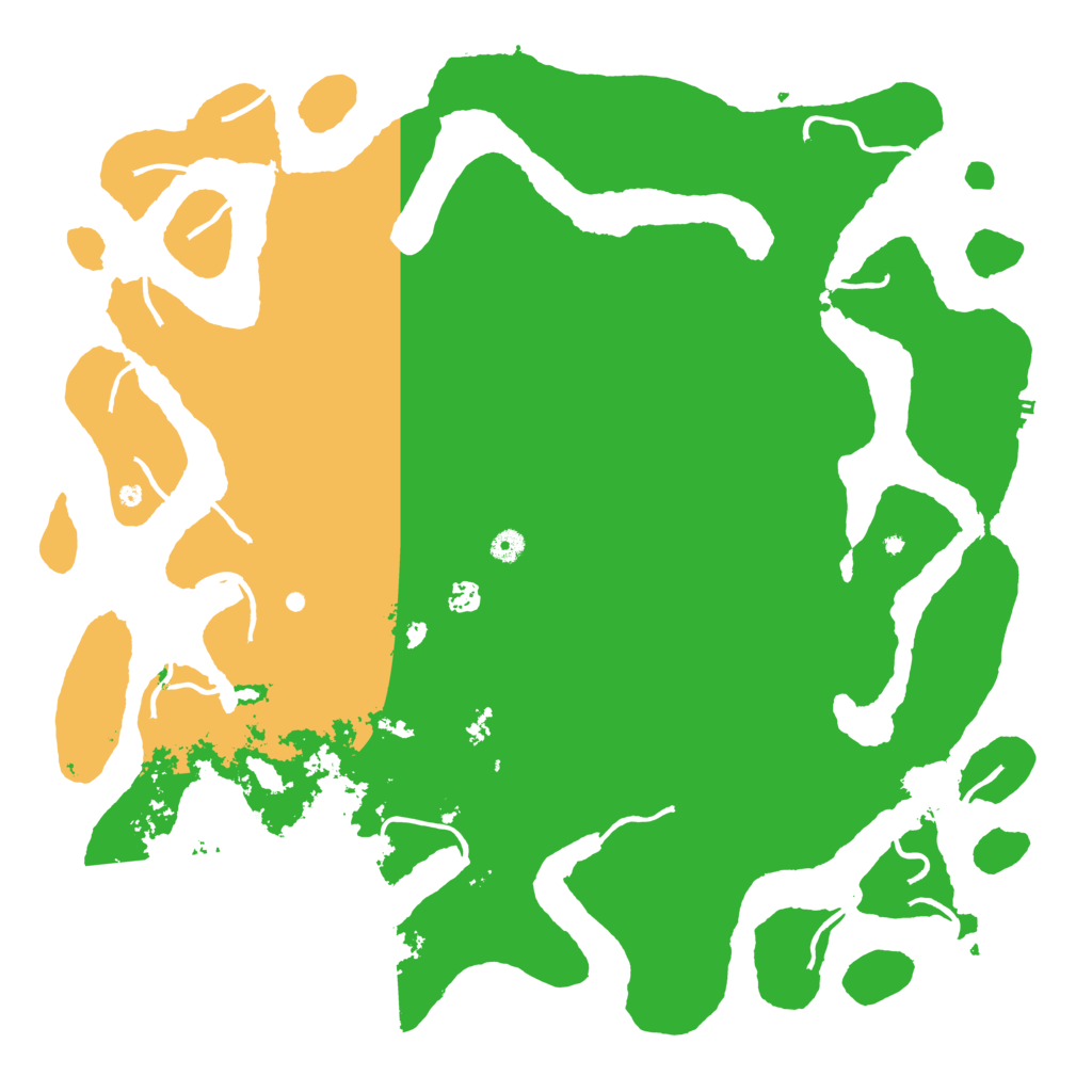 Biome Rust Map: Procedural Map, Size: 5000, Seed: 106010488